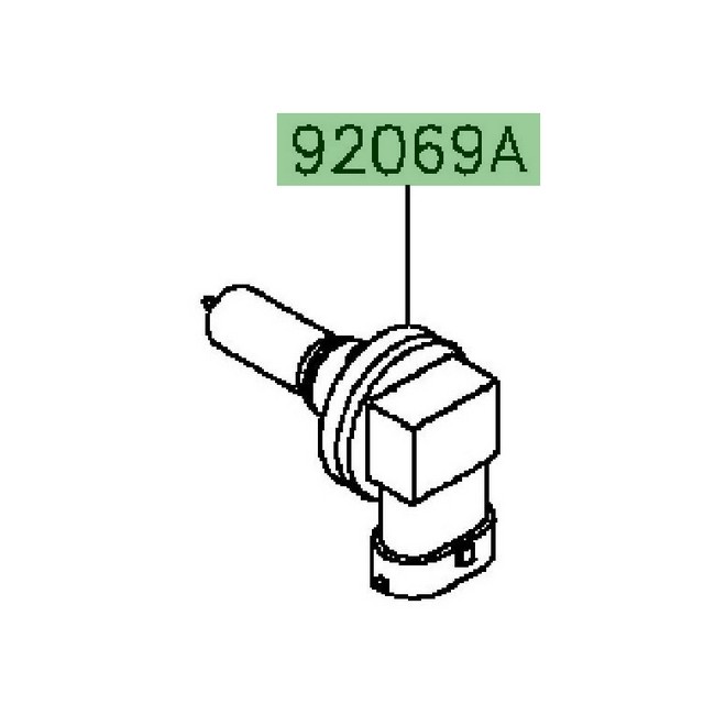 Ampoule H11 (12V/55W) optique avant Kawasaki 920690056