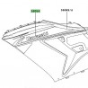 Autocollant "Kawasaki" flanc de carénage Kawasaki ZZR 1400 gris (2010) | Réf. 560540498