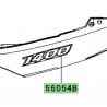 Autocollant "1400" coque arrière Kawasaki ZZR 1400 vert (2011) | Réf. 560540703