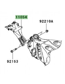 Support bloc compteur Kawasaki ZZR 1400 (2006-2020)