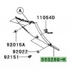 Bas de flanc de carénage peint Kawasaki ZZR 1400 (2006-2011)