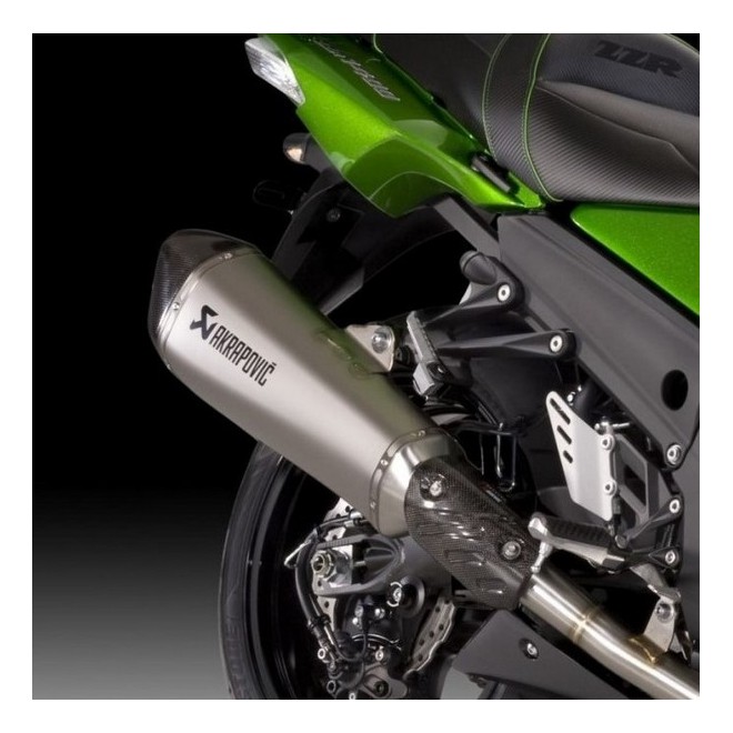 Paire de silencieux Akrapovic Dual Titane Kawasaki ZZR1400 (2016-2020) | Réf. 258EXP0082