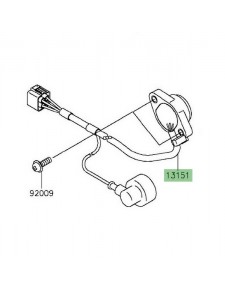 Capteur de neutre d'origine Kawasaki 131510605 | Moto Shop 35