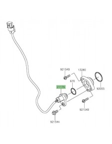 Capteur de rapport engagé d'origine Kawasaki 211760787 | Moto Shop 35