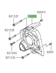 Carter pignon de sortie de boîte Kawasaki ZZR1400 (2012-2020) | Réf. 140260094