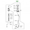 Maître-cylindre de frein arrière Kawasaki ZZR 1400 (2015-2020)