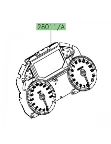 Compteur seul Kawasaki 280110641