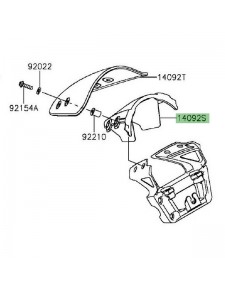 Support bulle d'origine Kawasaki Er-6n (2012-2016) | Réf. 140920737