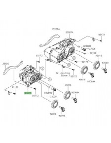 Optique de phare avant gauche Kawasaki ZZR 1400 (2012-2020) | Réf. 230070222