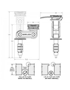 Support telephone fourche moto