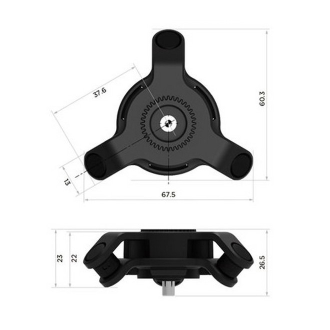 Réducteur de vibration Quad Lock QLA-VDM | Moto Shop 35