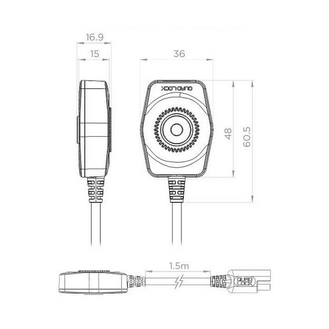 Adaptateur Chargeur USB Quad Lock QLA-MOT-USB | Moto Shop 35