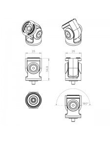 Adaptateur moto coudé Quad Lock QLP-MOT-KA | Moto Shop 35