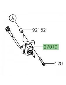 Contacteur feux additionnels Kawasaki 270100761 | Moto Shop 35