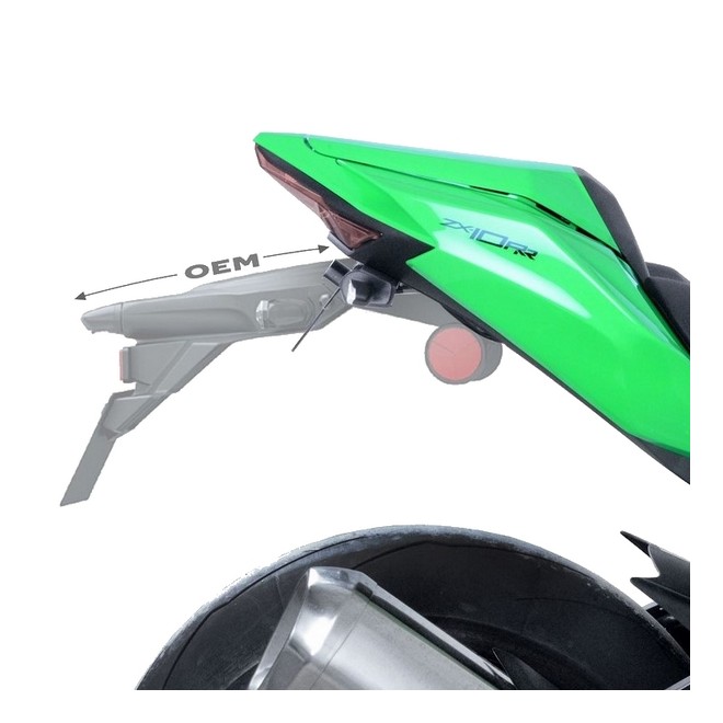 Support de plaque R&G Racing LP0306BK | Moto Shop 35