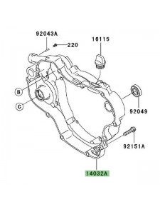 Carter d'embrayage Kawasaki 140321532 | Moto Shop 35