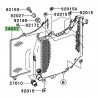 Grille de protection de radiateur Kawasaki 140371172