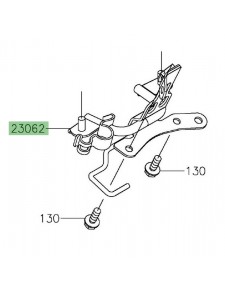 Patte support optique de phare avant Kawasaki Z900 (2018-2019) | Réf. 230620964