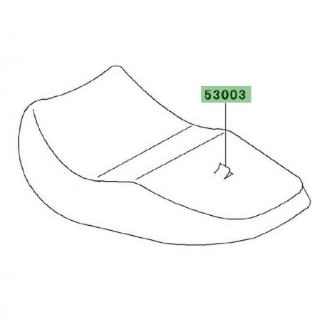 Housse de selle Kawasaki GTR 1000 (1996-2003) | Réf. 530031289MA