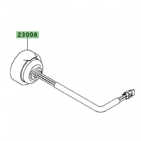 Prise ampoule optique avant Kawasaki KFX450R (2008-2014) | Réf. 230080079