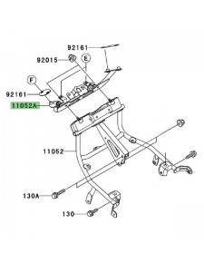 Support rétroviseur Kawasaki ZR-7S (2001-2003) | Réf. 110521175