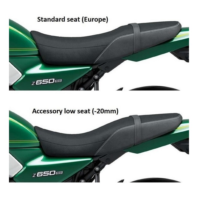 Selle basse (-20mm) Kawasaki Z650RS (2022-2026) | Réf. 99994188912Y