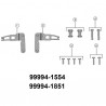 Crochets et kit support pour bagages Kawasaki Z650RS (2022-2026) | Réf. 999941851