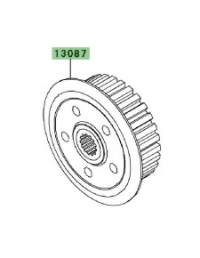 Noix d'embrayage Kawasaki 130870042 | Moto Shop 35