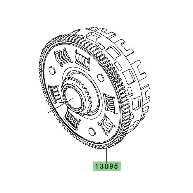 Cloche d'embrayage Kawasaki 130950066