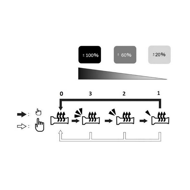 Poignées chauffantes Kawasaki Ninja 1000SX (2020-2024) | Réf. 999941412