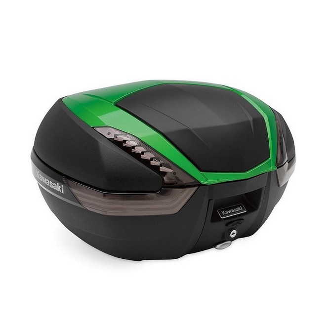 Couvercle vert Candy Lime (51P) top-case 47 litres Kawasaki Versys 650 (2022-2023) | Réf. 99994057751PA