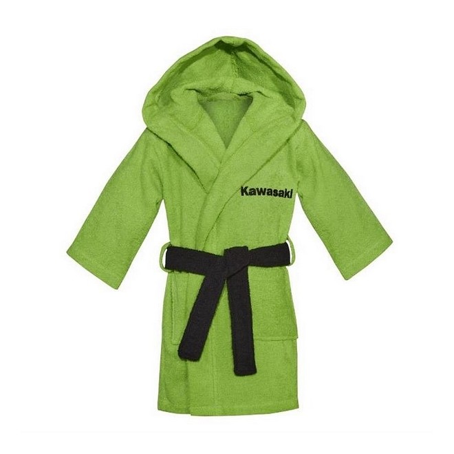 Peignoir enfant 100% coton éponge Kawasaki | Moto Shop 35