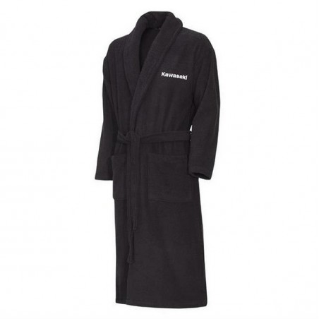 Peignoir adulte 100% coton éponge Kawasaki | Moto Shop 35