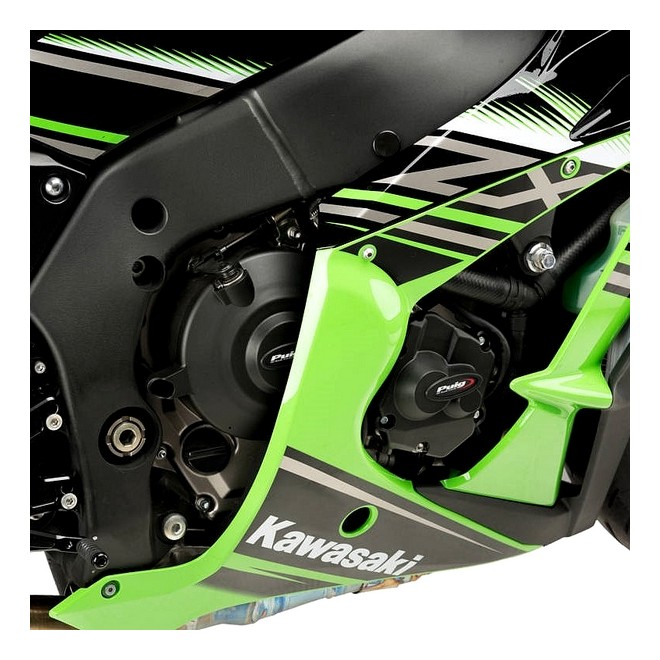 kit de protections pare-carters Puig Kawasaki Ninja ZX-10R (2011-2024) et Ninja ZX-10RR (2017-2024) | Réf. 21514N