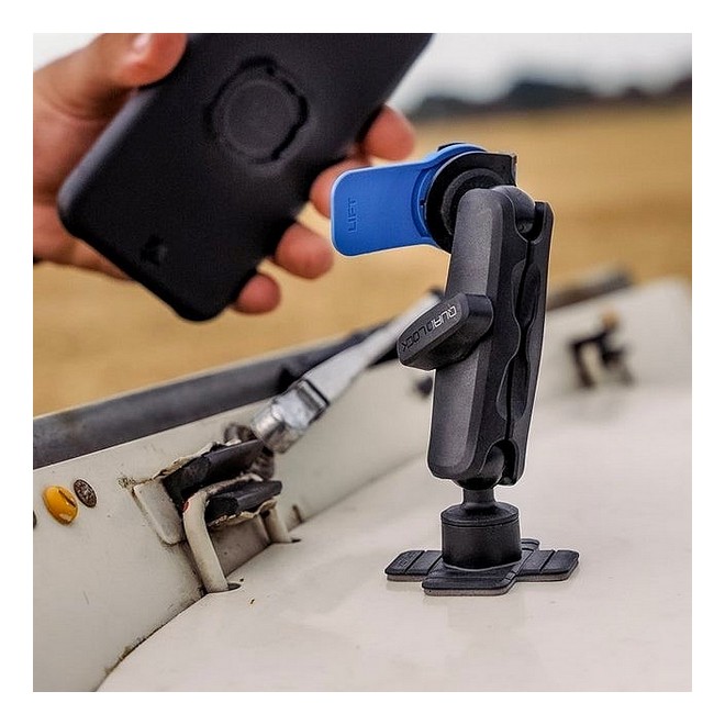 Bras double pivot moyen (75mm) Quad Lock QLP-360-DPM | Moto Shop 35