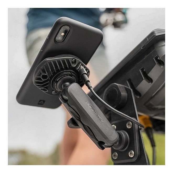 Rectangle plat 4 trous Quad Lock QLP-360-F4H | Moto Shop 35