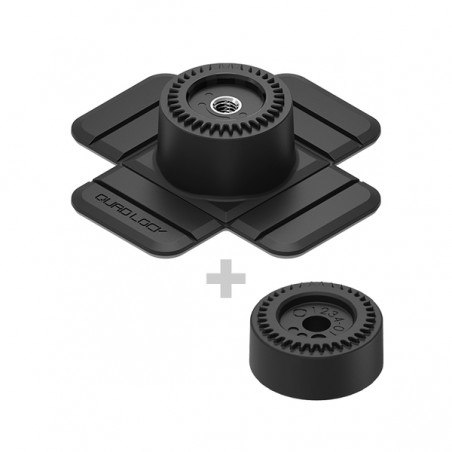 Base adhésive flexible Quad Lock AQLP-360-FAB | Moto Shop 35