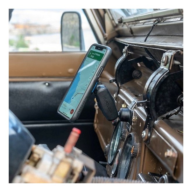 Base adhésive flexible Quad Lock AQLP-360-FAB | Moto Shop 35