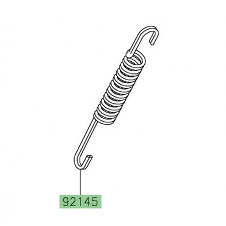 Ressort de béquille latérale d'origine Kawasaki 921451735 | Moto Shop 35