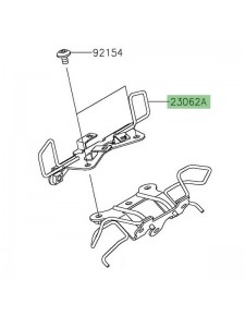 Patte supérieure support optique avant Kawasaki Z650 (2020-2024) | Réf. 230621256