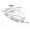 Autocollant "Kawasaki" réservoir Kawasaki Z650 (2022) | Réf. 560543791