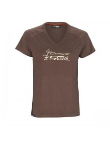 T-Shirt femme marron Kawasaki "Z 50th Anniversaire" | Moto Shop 35