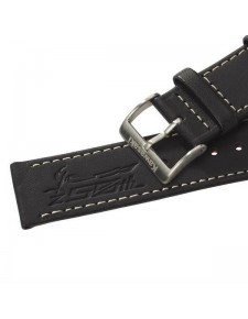 Bracelet de montre en cuir noir Kawasaki "Z 50th Anniversaire" réf. 269SEU22110U | Moto Shop 35