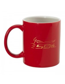 Mug rouge en porcelaine Kawasaki "Z 50th Anniversaire" Réf. 122SEU22110U | Moto Shop 35