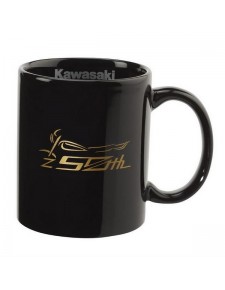 Mug noir en porcelaine Kawasaki "Z 50th Anniversaire" Réf. 122SEU22110U | Moto Shop 35