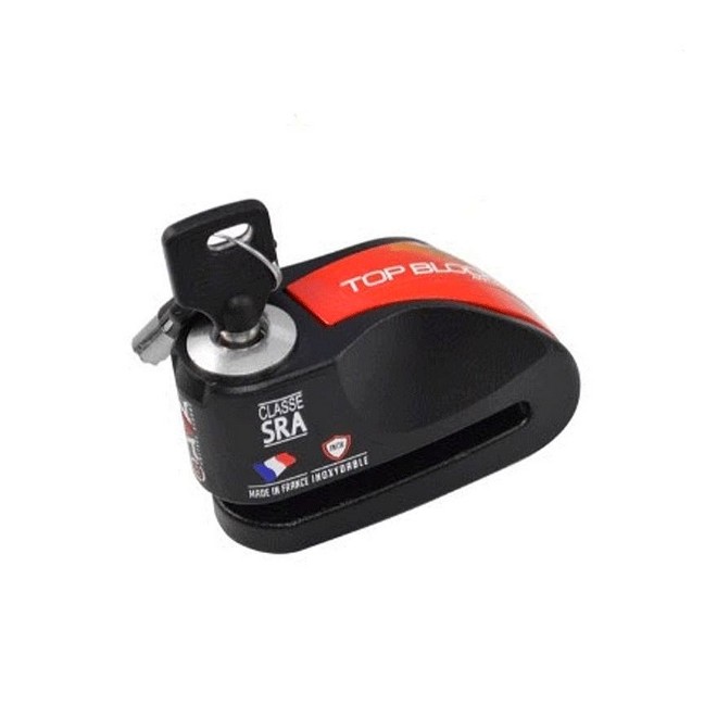 Antivol bloque-disque alarme Top Block AVA certifié SRA | Moto Shop 35
