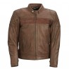 Blouson cuir marron homme RST Brandish Kawasaki | Moto Shop 35
