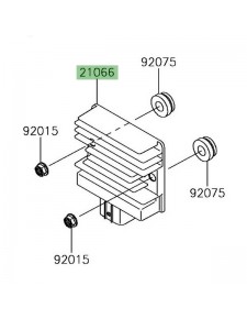 Régulateur de tension d'origine Kawasaki 210660756 | Moto Shop 35