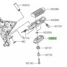 Masselotte repose-pied Kawasaki 130420773