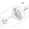 Jante arrière Kawasaki Ninja 1000SX (2020-2024)